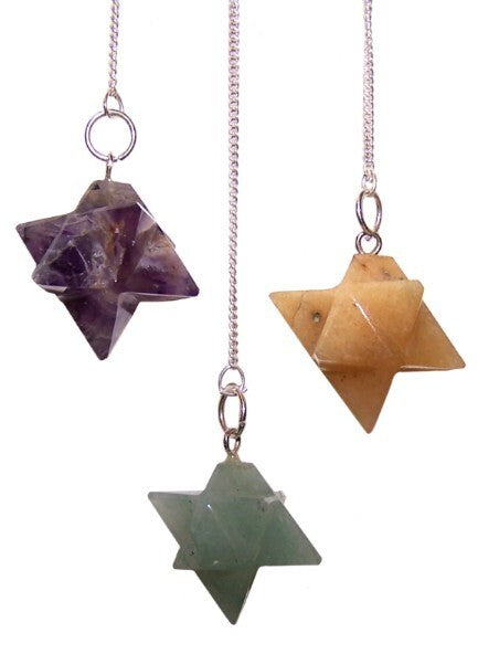Merkaba (star) Pendulums - (asst