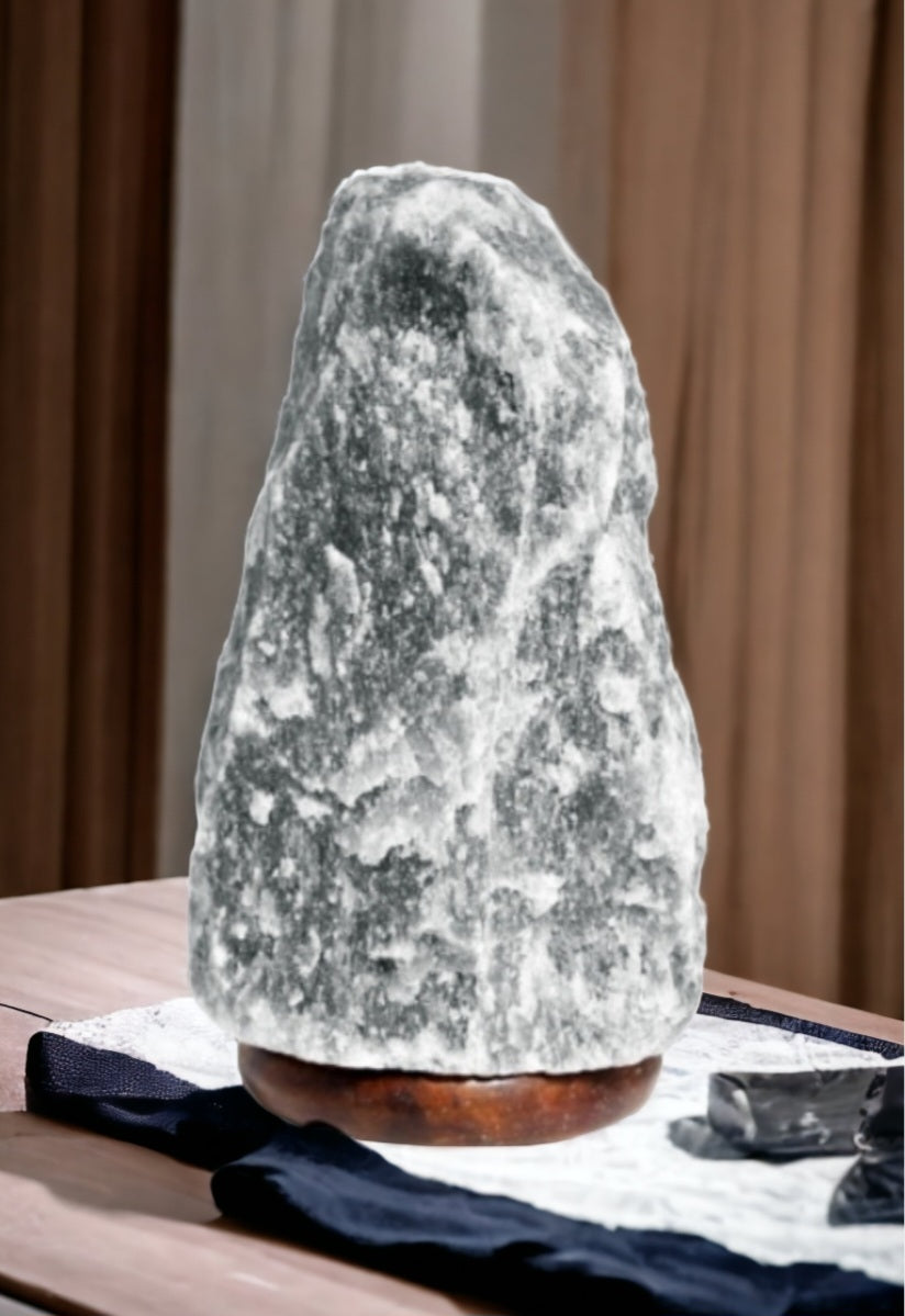 Grey Himalayan Salt Lamp - 2-3kg