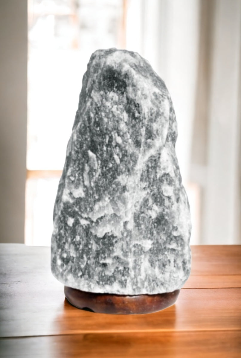 Grey Himalayan Salt Lamp - 1.5 - 2kg