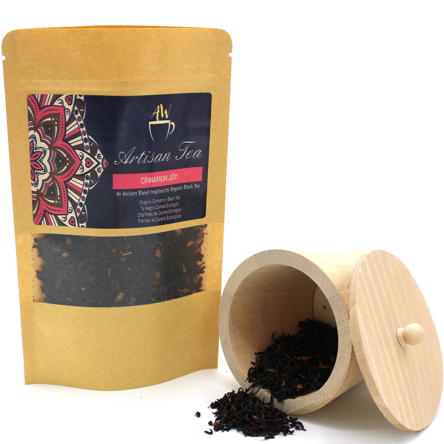 Artisan Tea - 50g Bags- Organic Biodigest Rooibos,Narnaja Black Tea, Cinnamon Black Tea, Dark Brown Magic, Mindful Meditation, Serenity Souk Blend, On Angel Wings