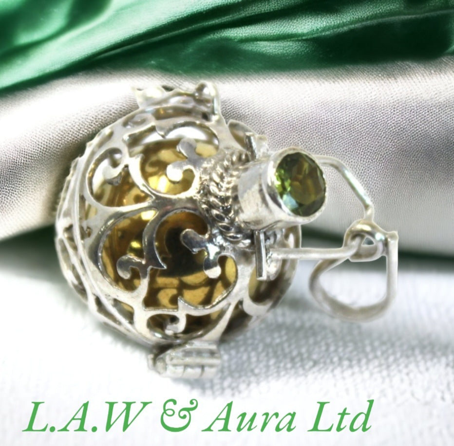 Silver Angel Bell - Romance - 18mm