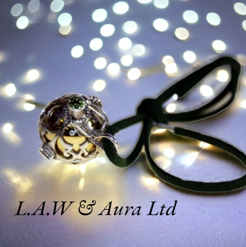 Silver Angel Bell - Healing - 23mm