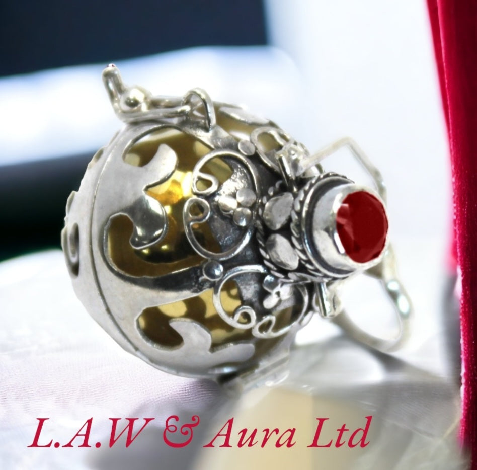 Silver Angel Bell - Magic - 18mm