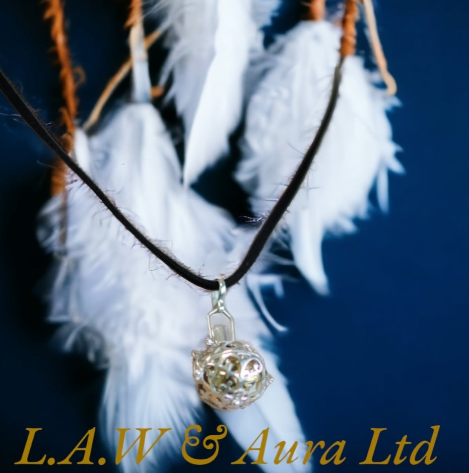 Silver Angel Bell - Night-time - 18mm