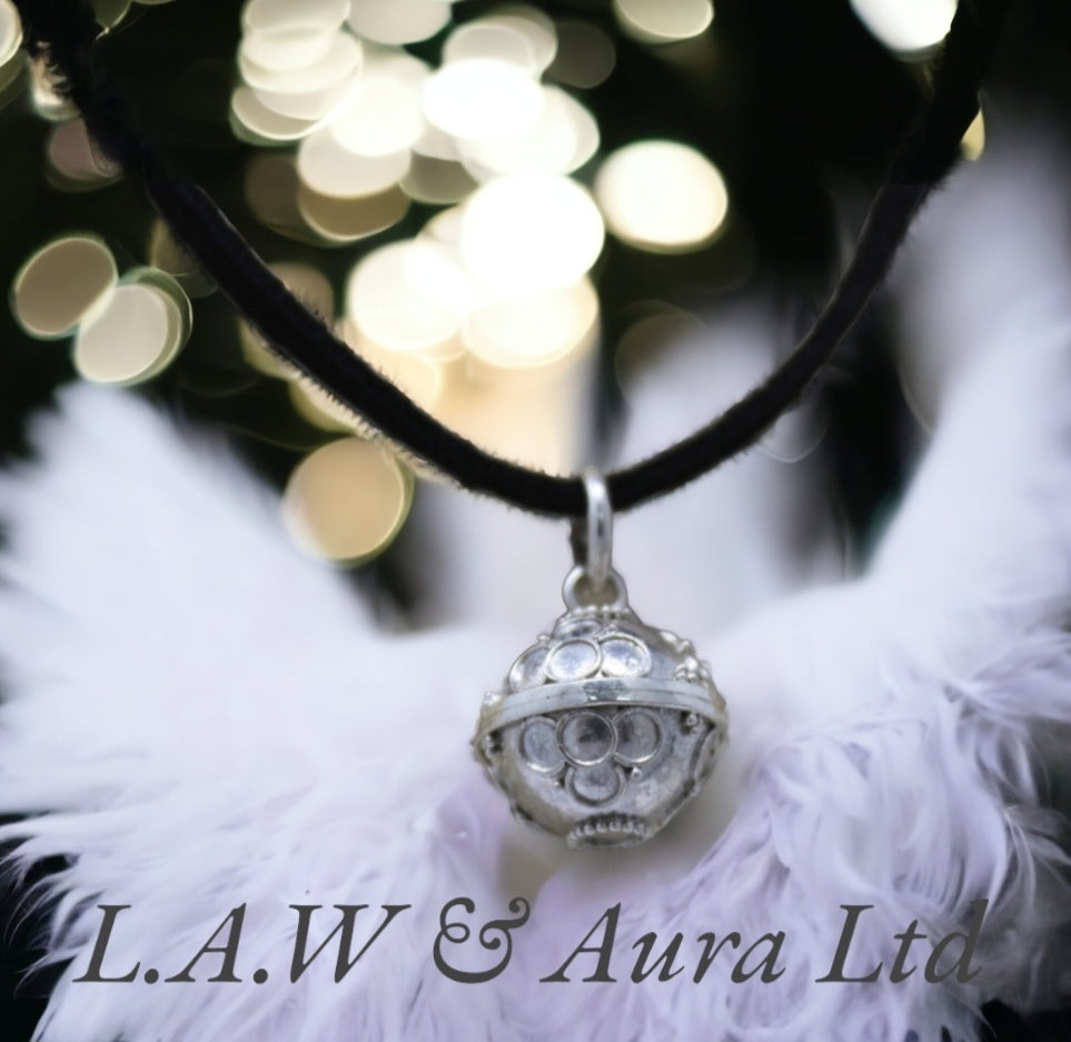 Silver Angel Bell - Grace - 12mm