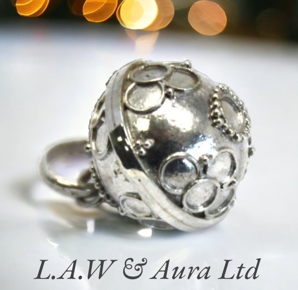 Silver Angel Bell - Grace - 12mm