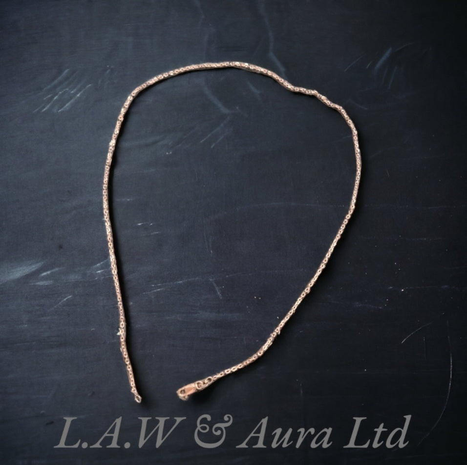 925 Sterling Silver Forca Chain - 19 Inch
