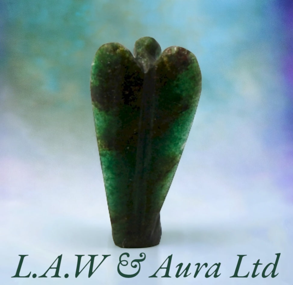 Hand carved Gemstone Angel Figures: Radiate Natural Beauty and Positive Energy