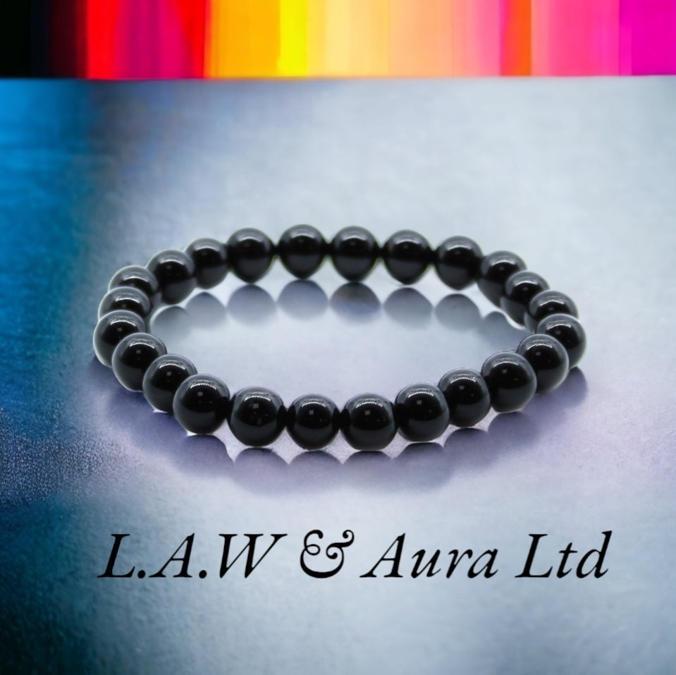 Power Bracelet - Black Agate