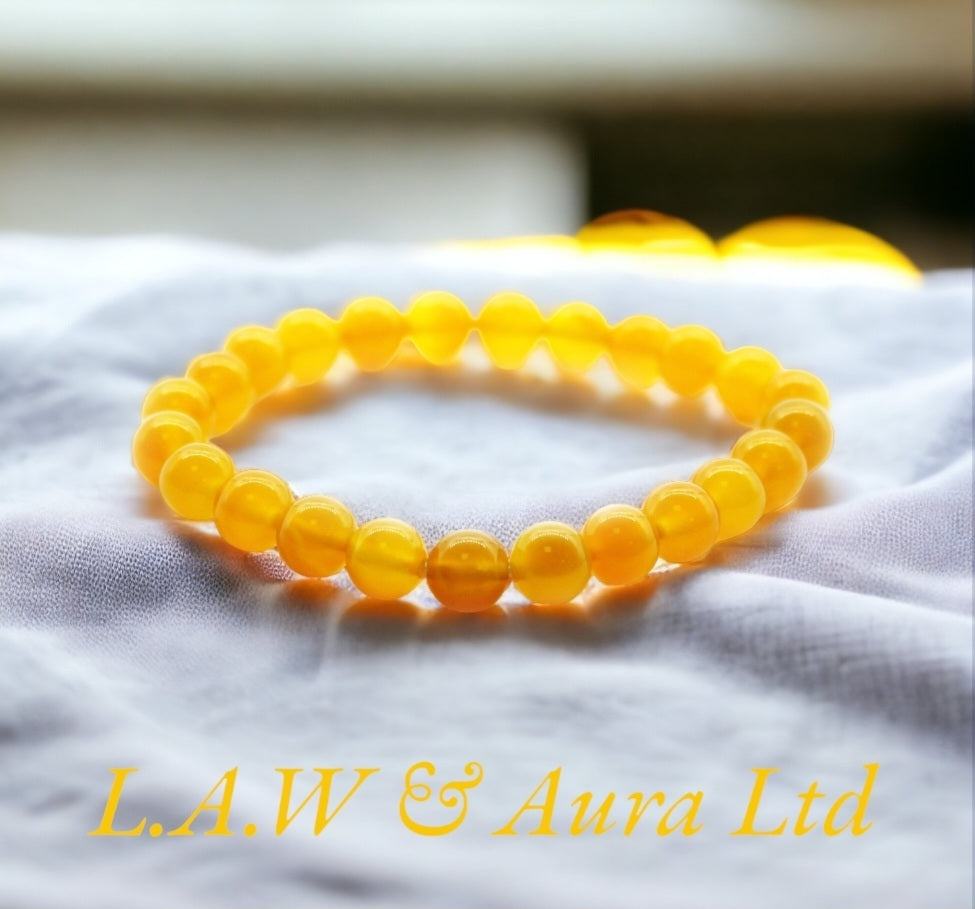 Power Bracelet - Honey Crystal
