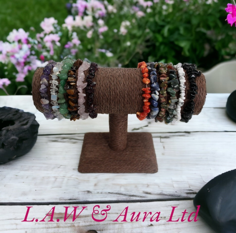 Chipstone Bracelet - Moss Agate