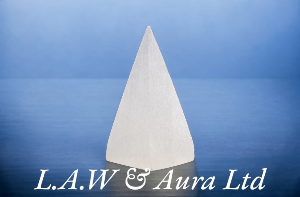 Selenite Pyramid - 10 cm