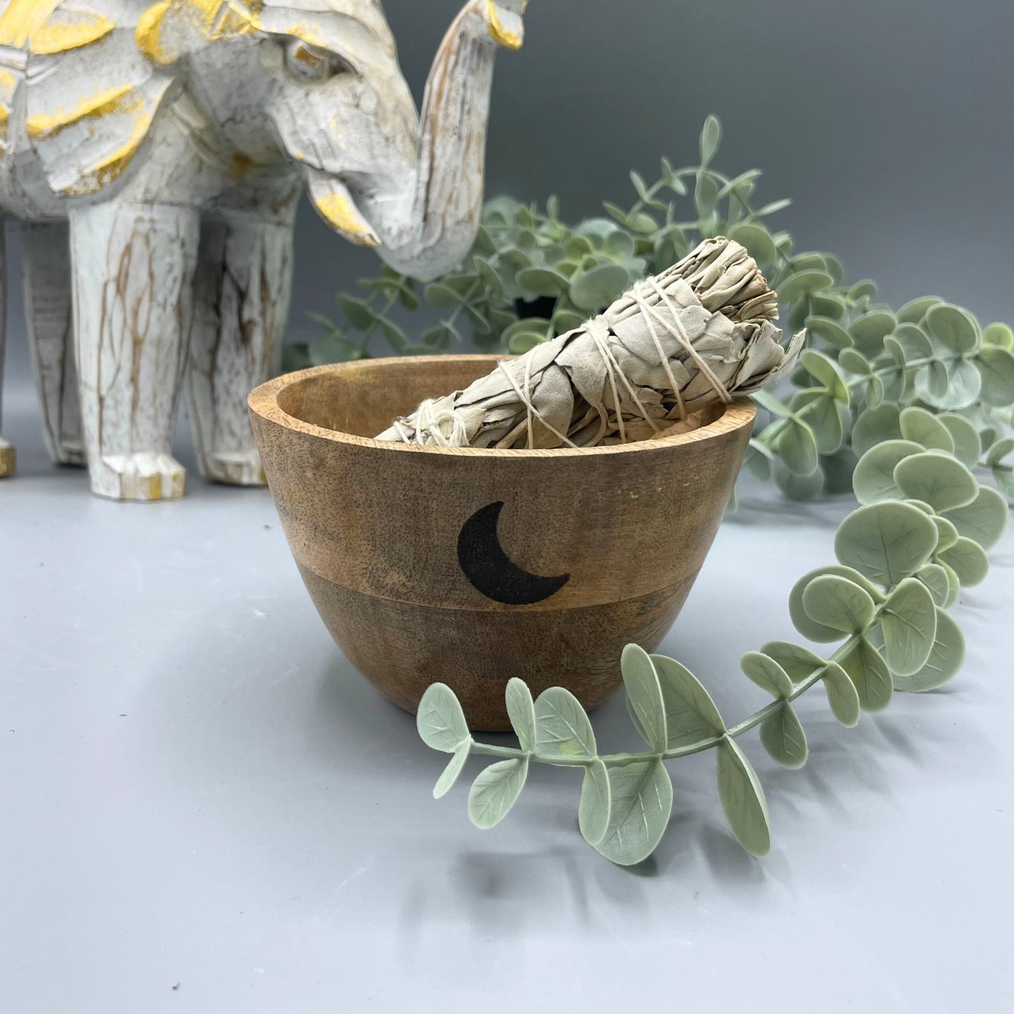Wooden Smudge and Ritual Offerings Bowl