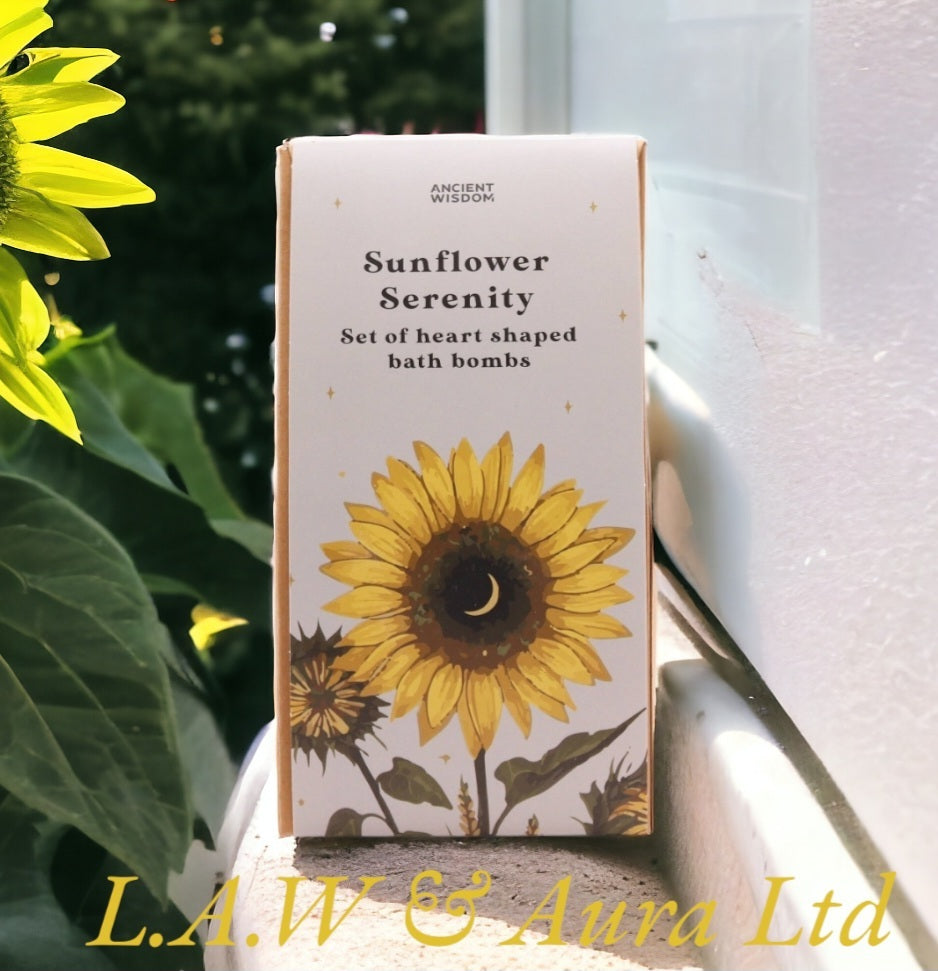 Bath Heart Gift Set - Sunflower Serenity