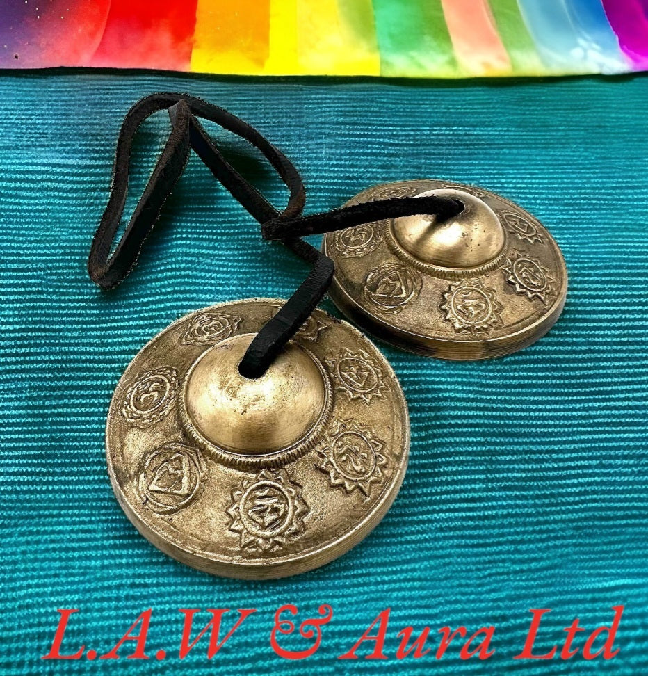 Tibetan Tingsha - Seven Chakra - approx 7cm
