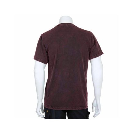Moon Phases Design T-Shirt - Maroon