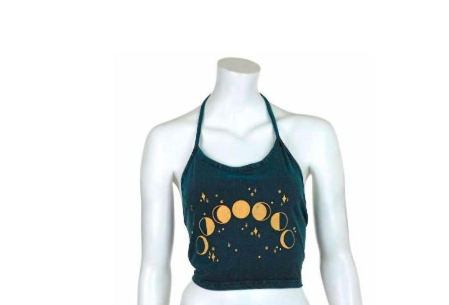 Moon Phases Design Halter Neck - Night Sky