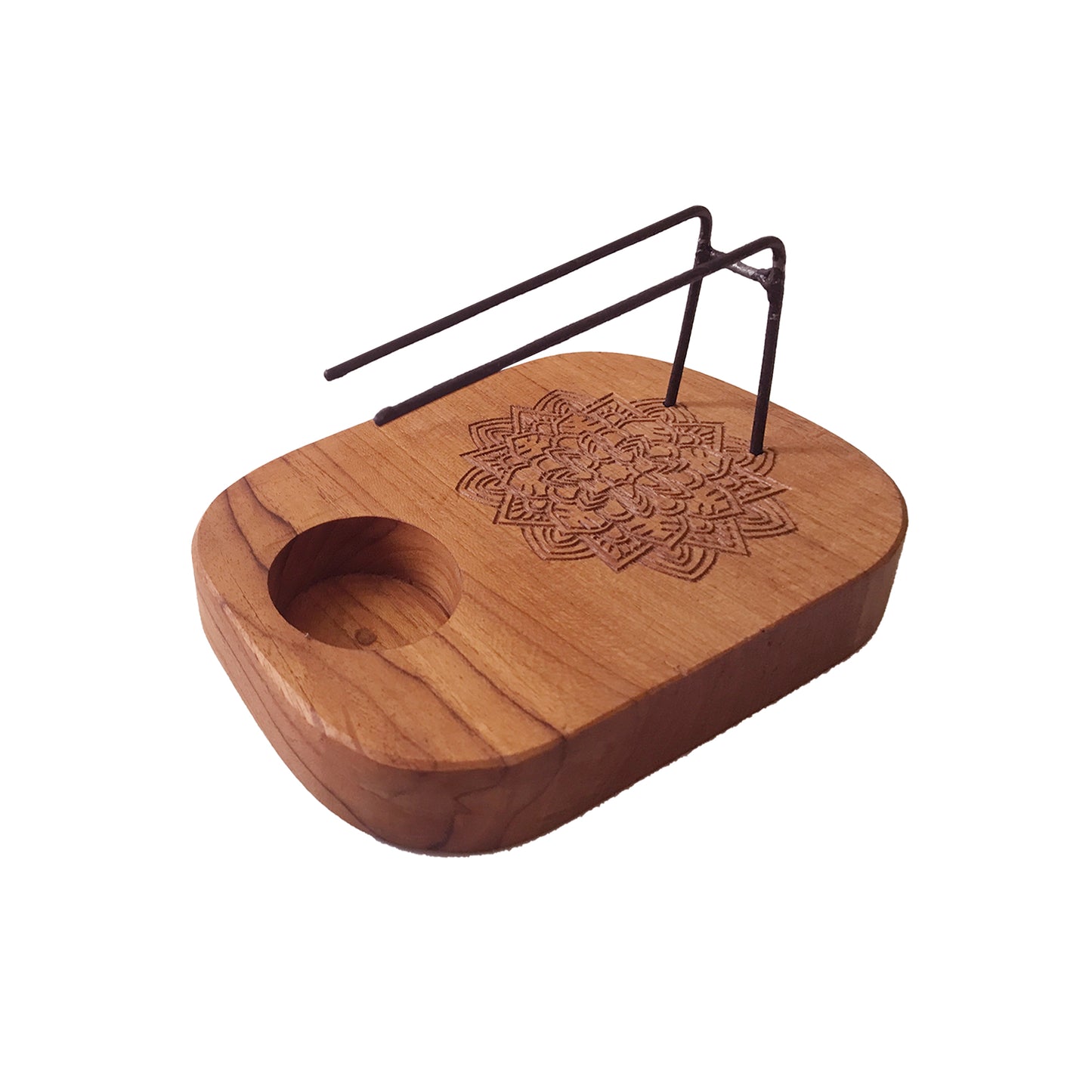 Palo Santo Heater - Teak Wood - Yin & Yang Design