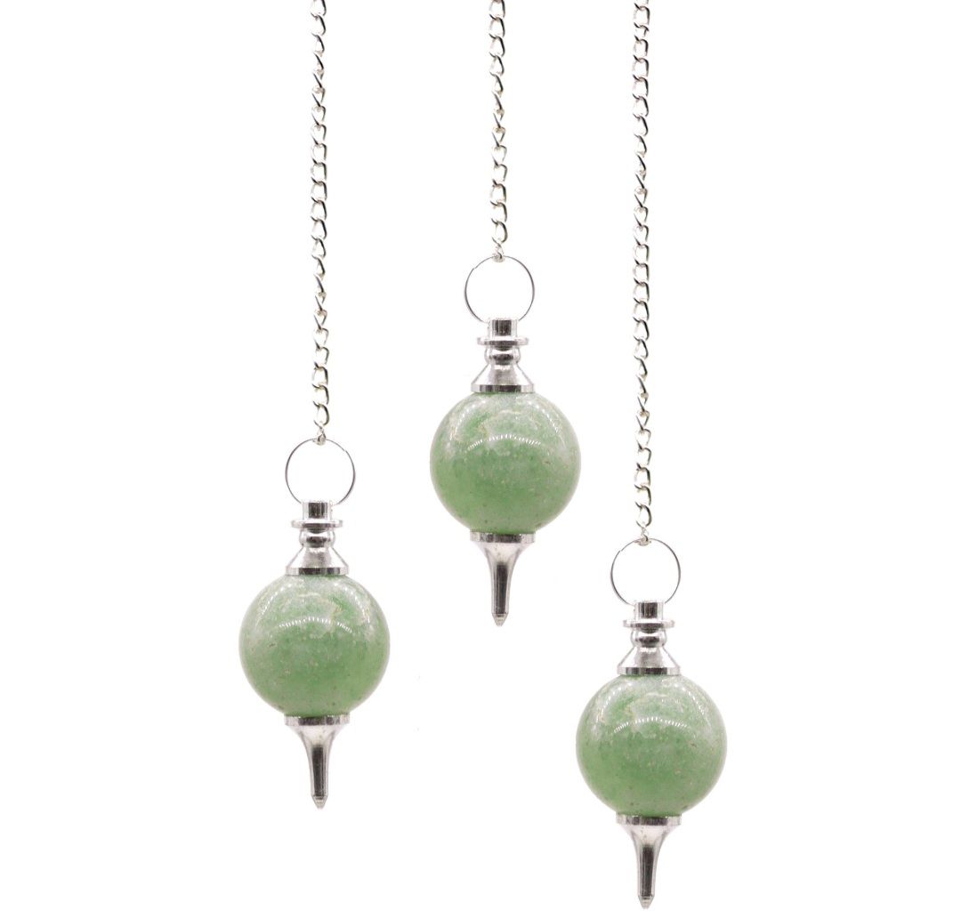 Sphere Pendulums - Green Aventurine