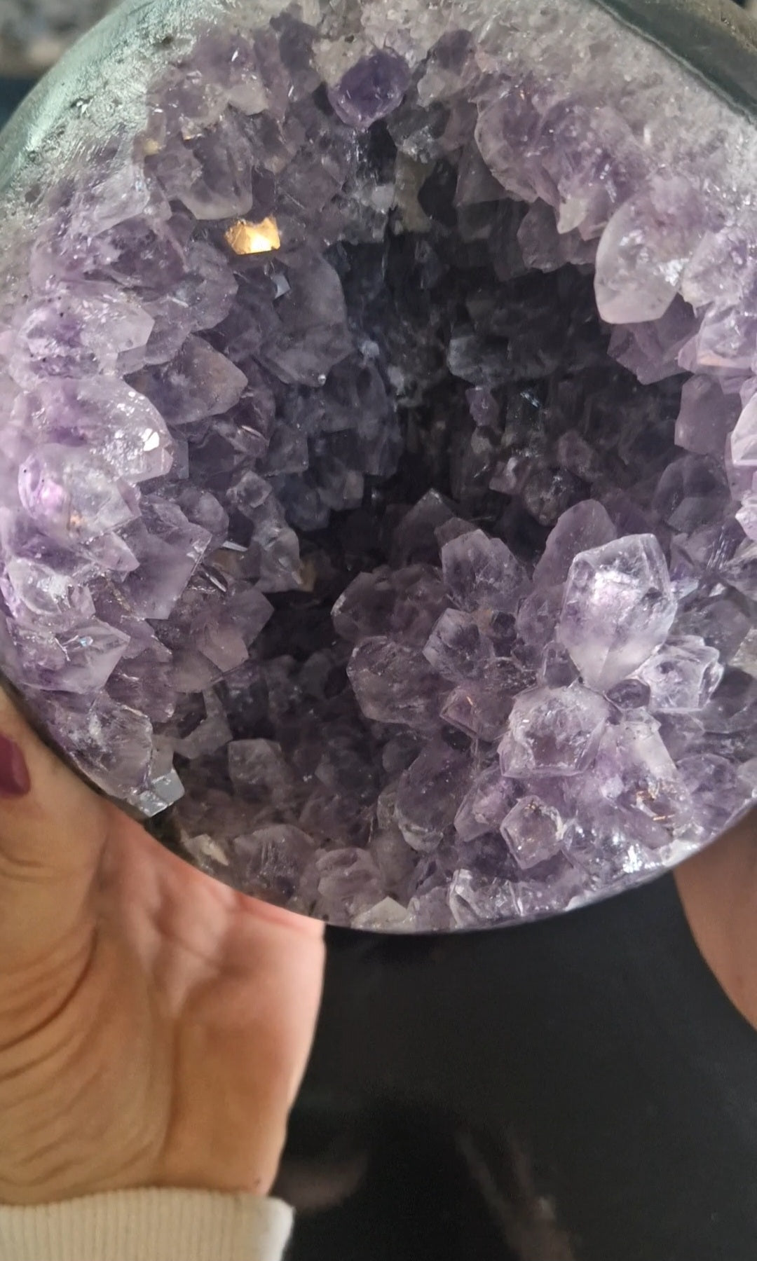 Large Heavy Amethyst Sphere đâ¨