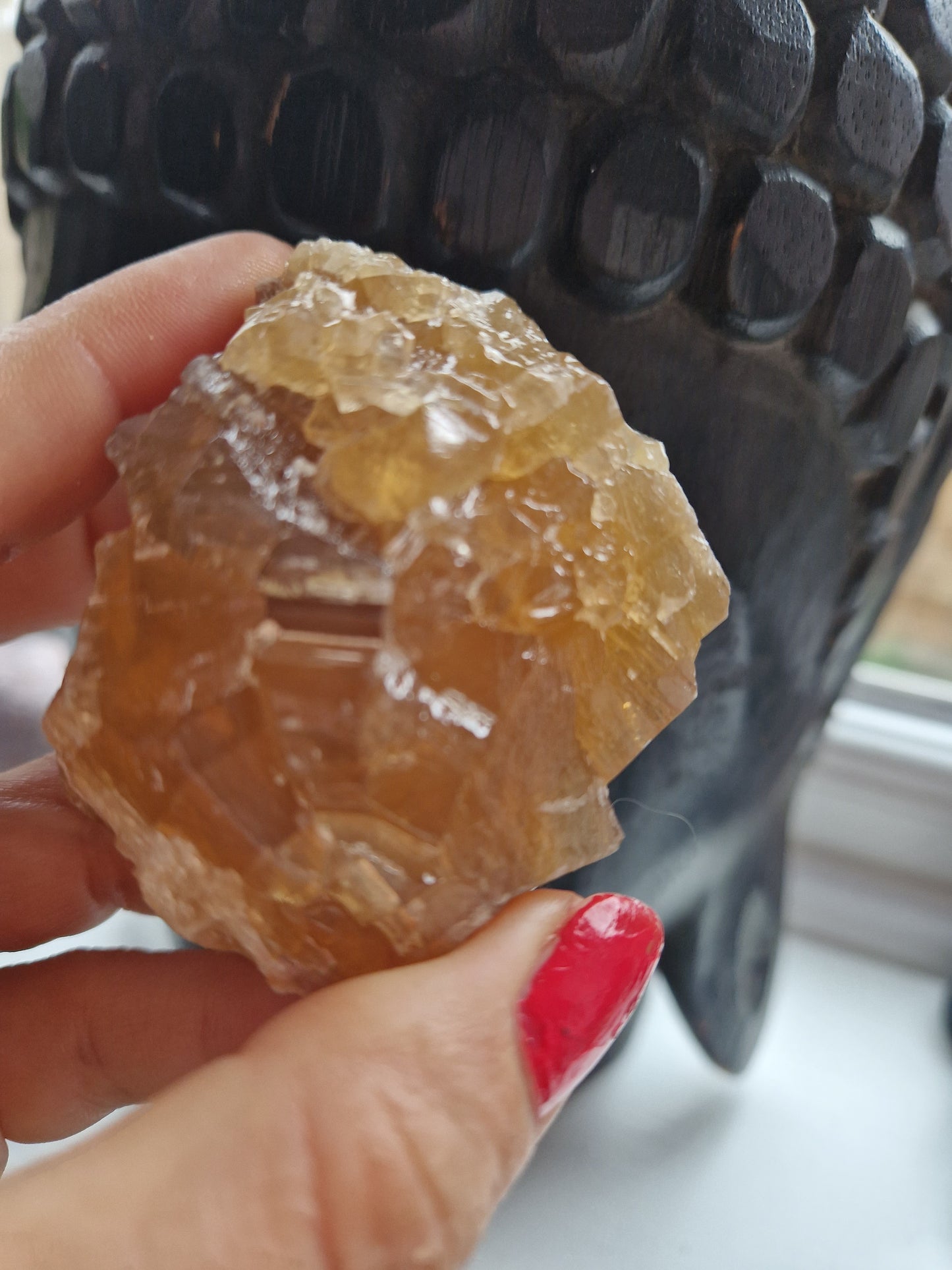 Rough Raw Mexican Honey Calcite Chunk