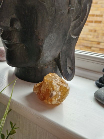 Rough Raw Mexican Honey Calcite Chunk
