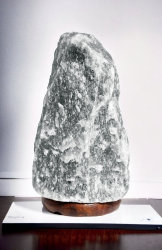 Grey Himalayan Natural Salt Lamp - 3-5kg