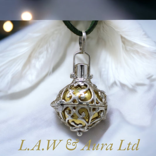 Silver Angel Bell - Healing - 23mm