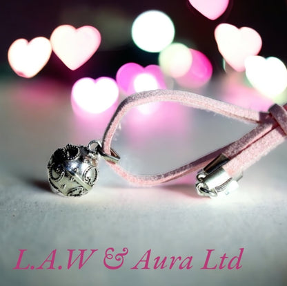 Silver Angel Bell - Love - 12mm