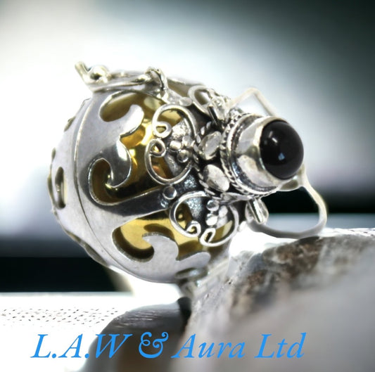 Silver Angel Bell - Dreams - 18mm