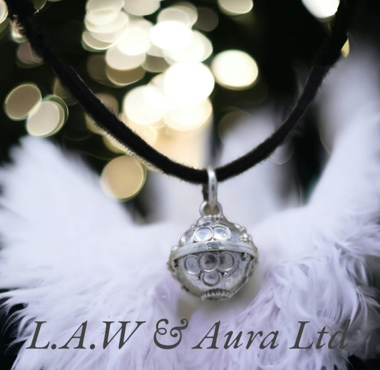 Silver Angel Bell - Grace - 12mm