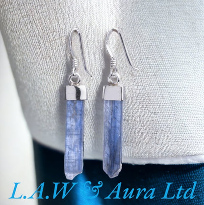 925 Sterling Silver Blue Kyanite Earrings