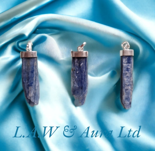 925 Sterling Silver Blue Kyanite Pendant