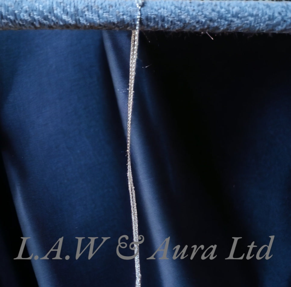 925 Sterling Silver Forca Chain - 19 Inch