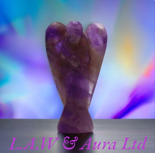 Hand carved Gemstone Angel Figures: Radiate Natural Beauty and Positive Energy