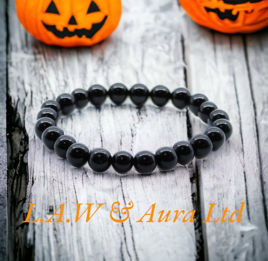 Power Bracelet - Black Agate