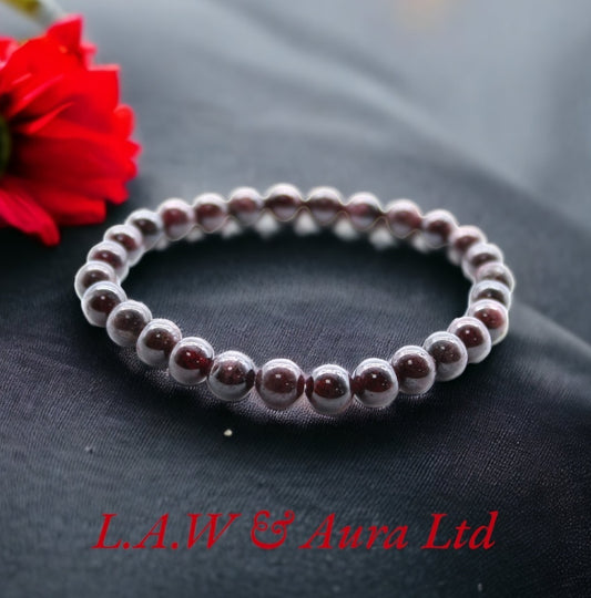 Power Bracelet - Blood Garnet
