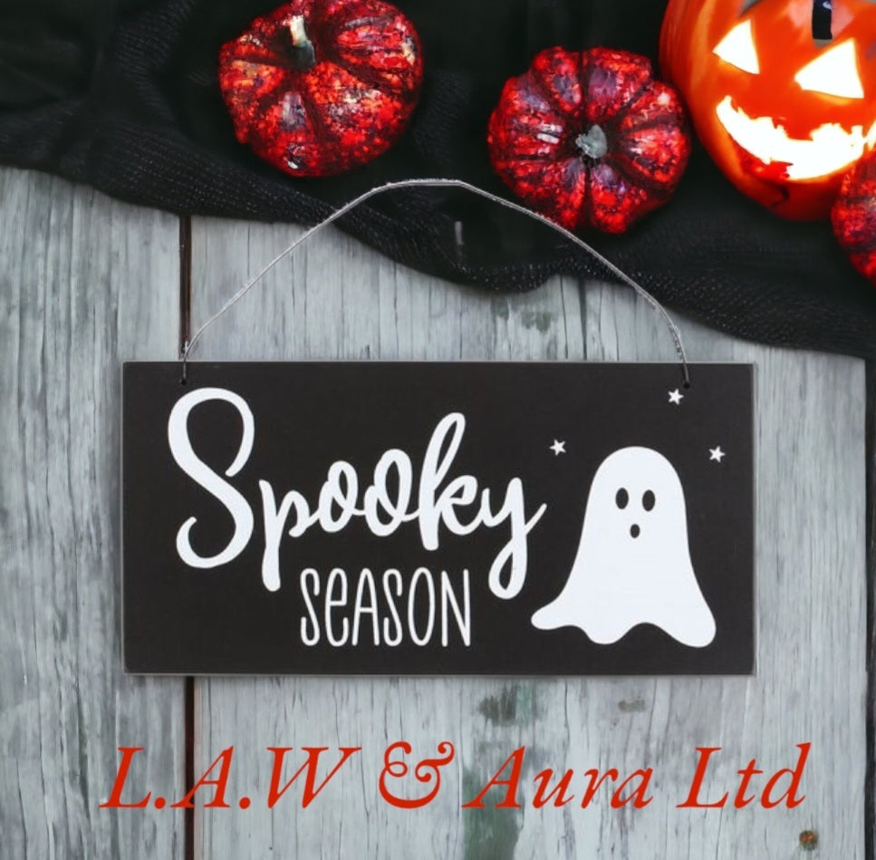 Spooky Season Hanging Sign