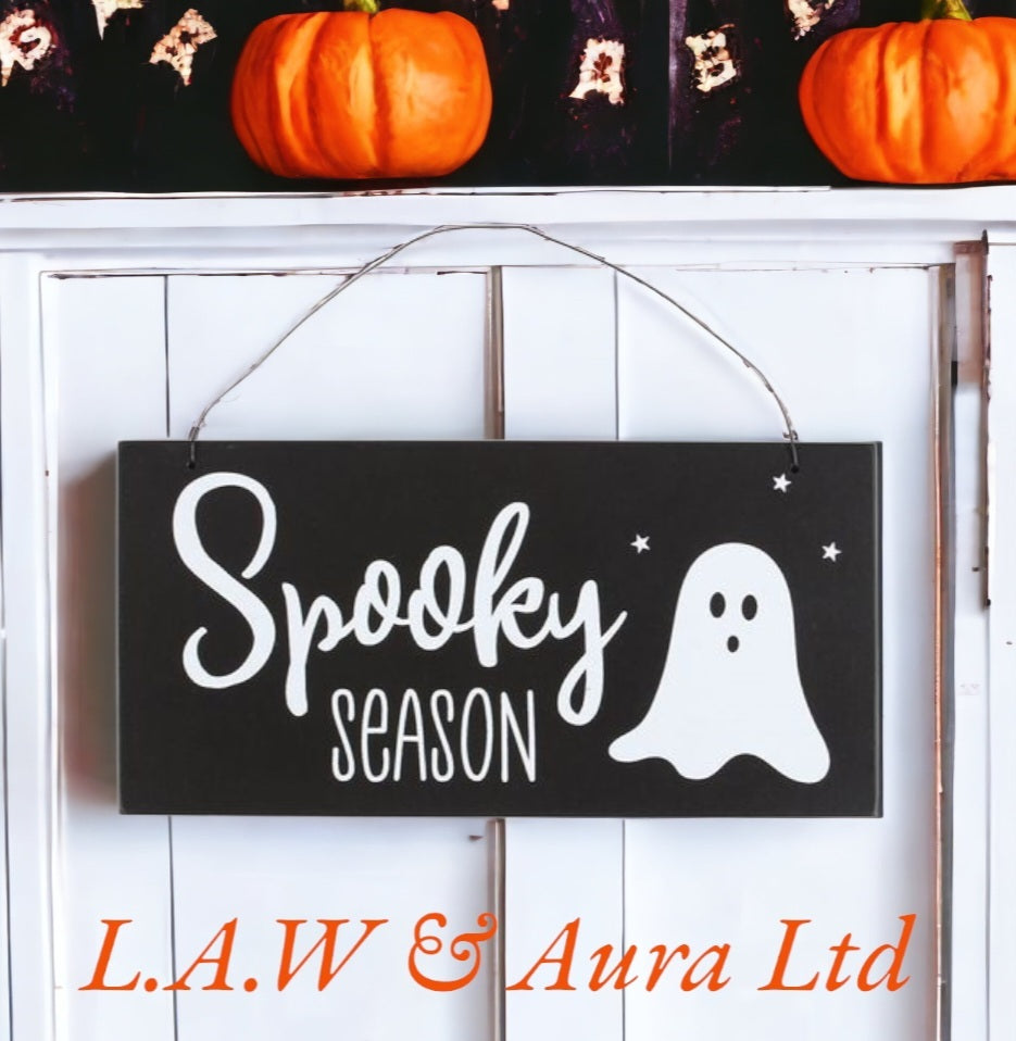 Spooky Season Hanging Sign