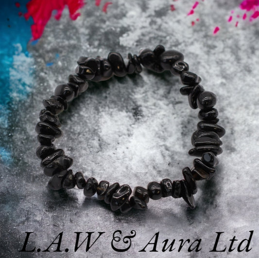 Chipstone Bracelet - Black Agate