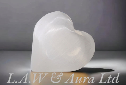 Selenite Heart - 7-8cm
