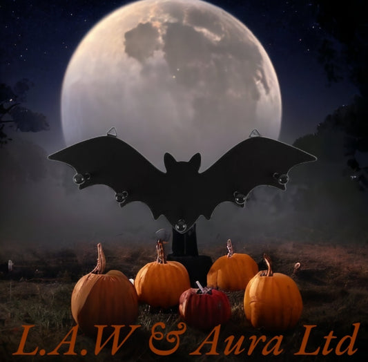 30cm Bat Wall Hanging with Hooks