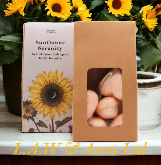 Bath Heart Gift Set - Sunflower Serenity