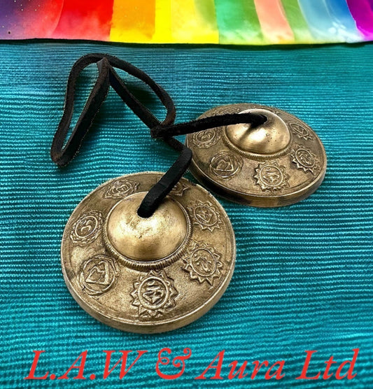 Tibetan Tingsha - Seven Chakra - approx 7cm
