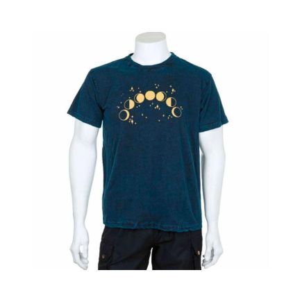 Moon Phases Design T-Shirt - Night Sky