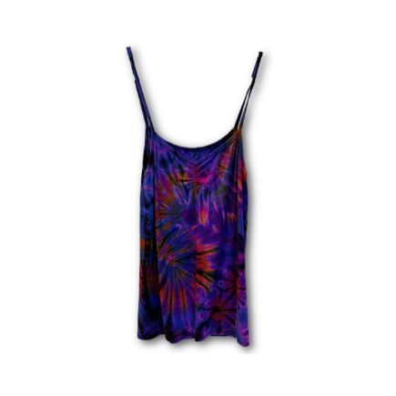 Muted Tie Dye Strappy Vest